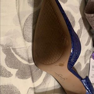 Jessica Simpson Shoes - Blue snake skin heel Jessica Simpson Shoes - Blue snake skin heel